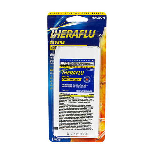 Theraflu® Severe Cold & Cough Relief Daytime – Card of 1, Case of 24