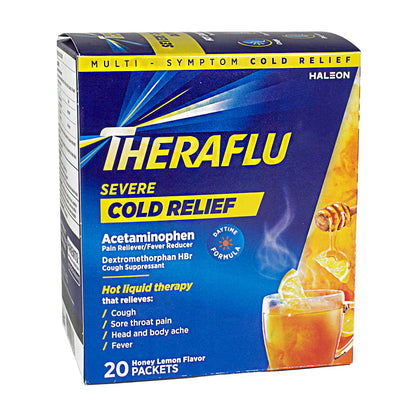 Theraflu® Severe Cold & Cough Daytime Dispenser – Packet of 1, Box of 40
