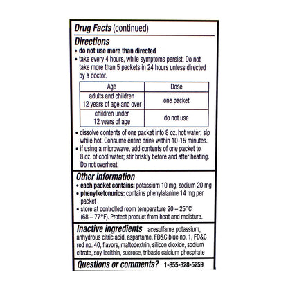 Theraflu Severe Cold & Cough Daytime - Box of 6 Packets wellness vending machine university campuses, workplaces