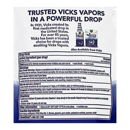 Vick's VapoCOOL Medicated Drops - Pack of 18 wellness vending machine university campuses