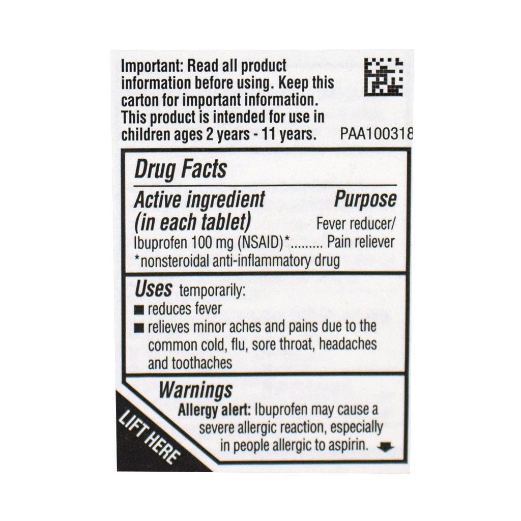 Advil Junior Strength Childrens Ibuprofen Chewables - Box of 24 wellness vending machine university campuses, workplaces