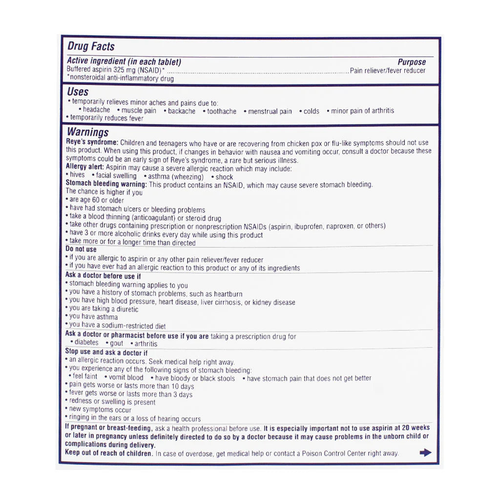 Alka-Seltzer® Pain Relief – Pack of 2, Case of 50 Packs