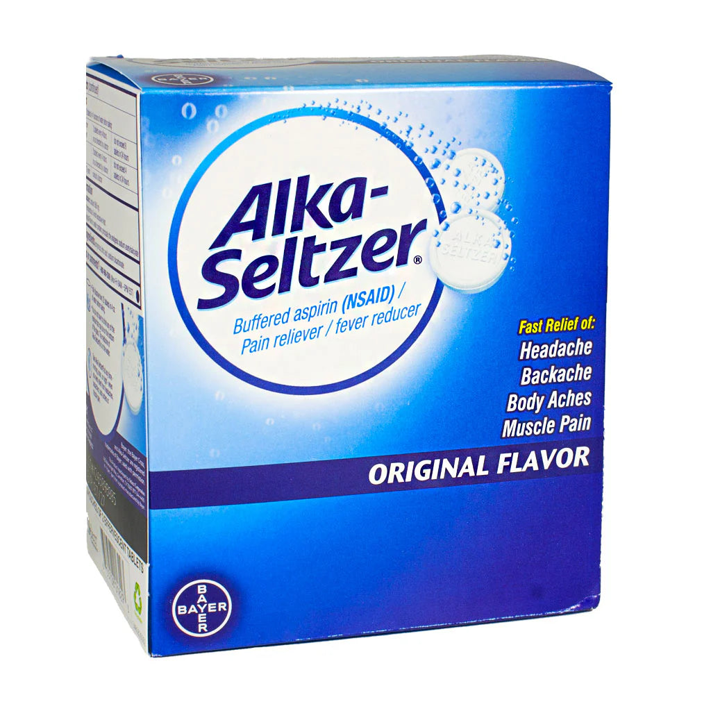 Alka-Seltzer® Pain Relief – Pack of 2, Case of 50 Packs