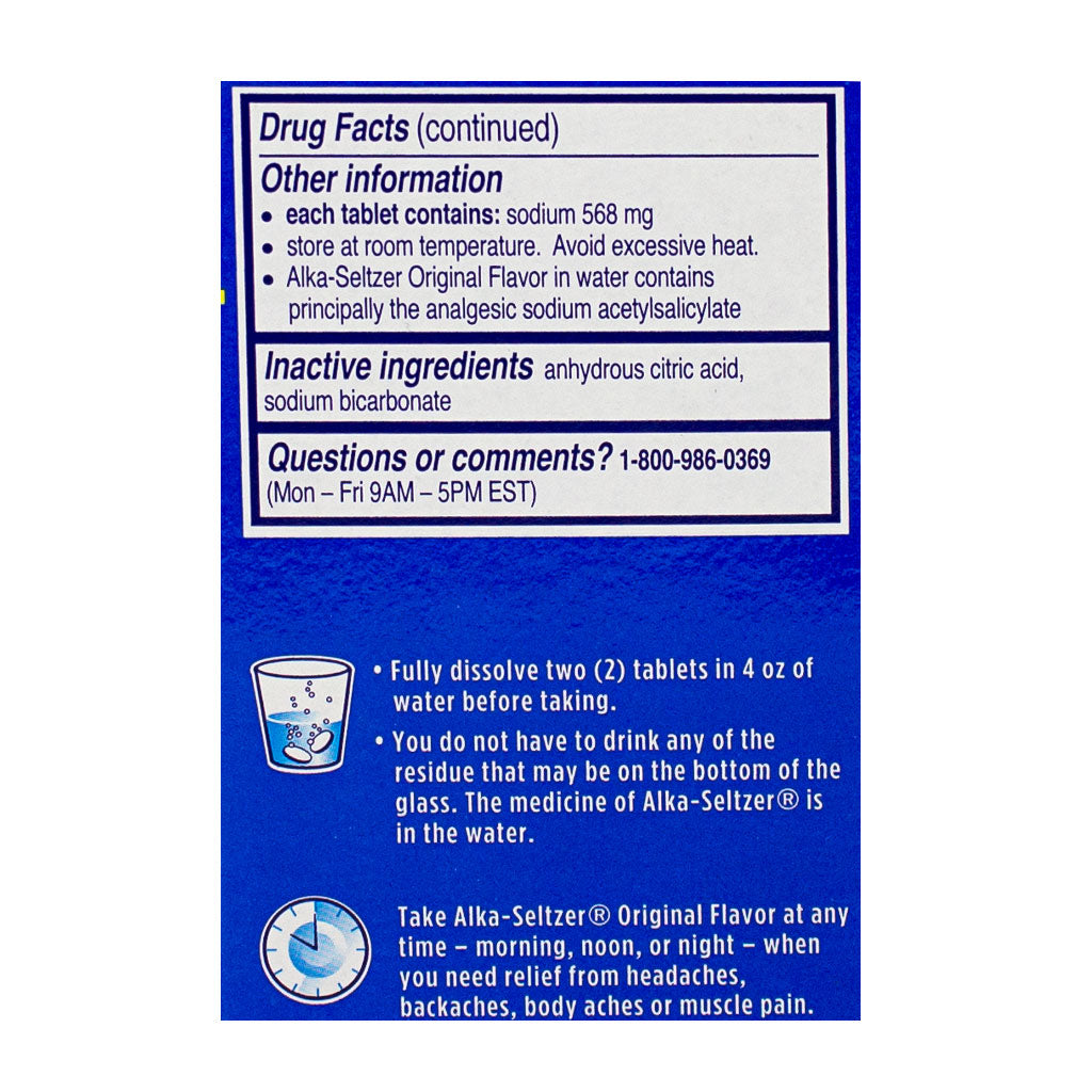 Alka-Seltzer Pain Relief - Box of 12 wellness vending machine university campuses, workplaces