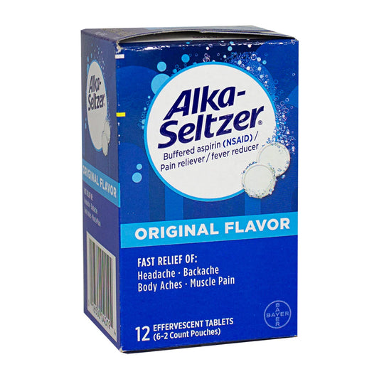 Alka-Seltzer® Pain Relief – 12 Count, Case of 18 Boxes
