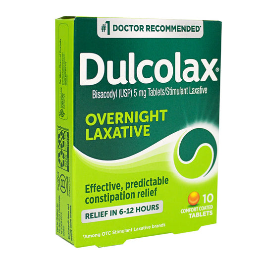 Dulcolax® Stimulant Laxative Tablets – 10 Count, Case of 18 Boxes