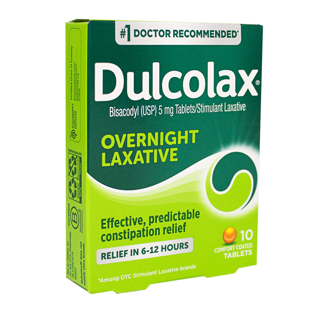 Dulcolax Simulant Laxative Tablets - Box of 10 wellness vending machine
