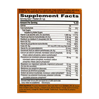 Emergen-C Super Orange Vitamin C - Box of 2 Packets wellness vending machine university campuses