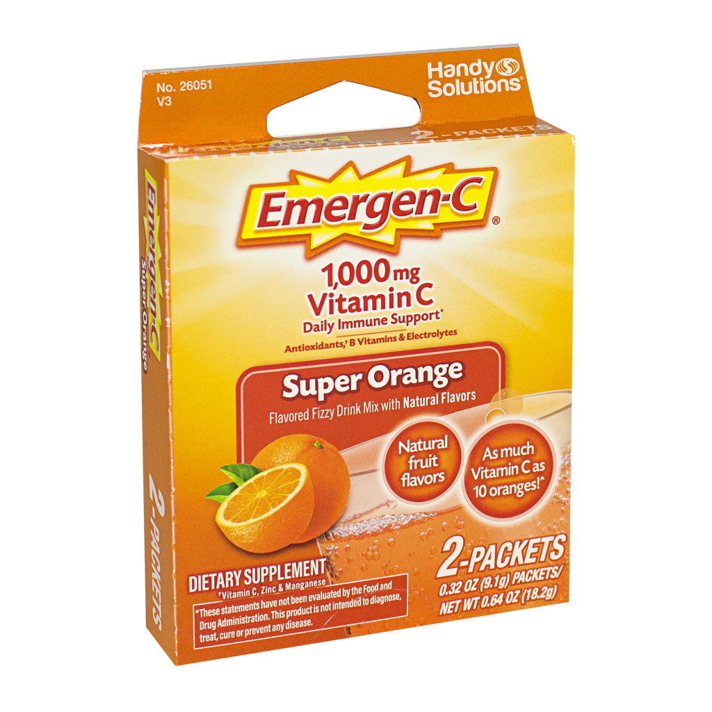 Emergen-C Super Orange Vitamin C - Box of 2 Packets wellness vending machine