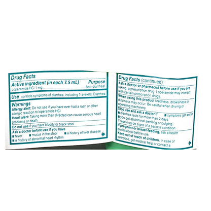 Imodium® A-D Anti-Diarrheal Liquid – 4 fl oz, Case of 18 Boxes