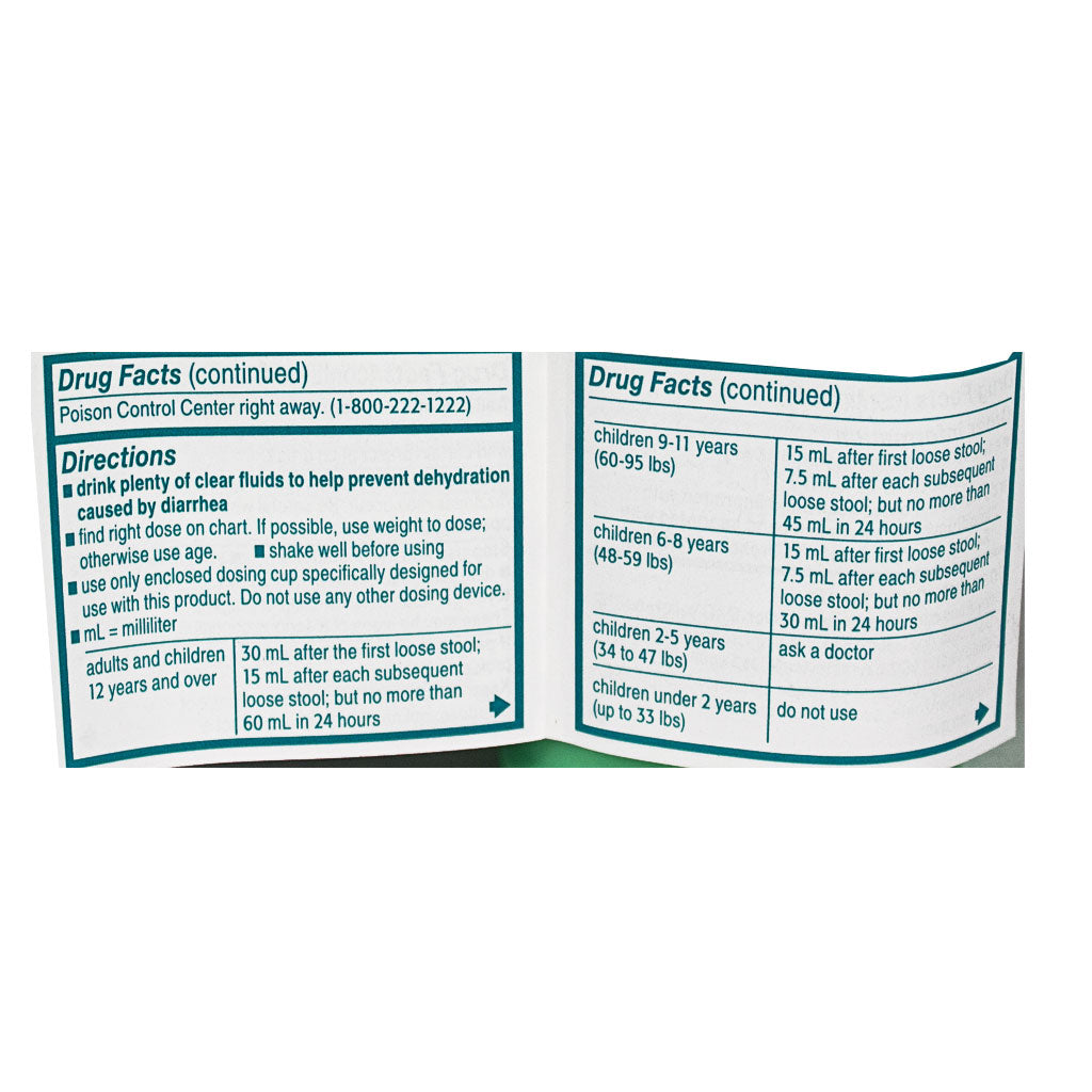 Imodium A-D Anti-Diarrheal - 4 oz. wellness vending machine university campuses, workplaces, airports