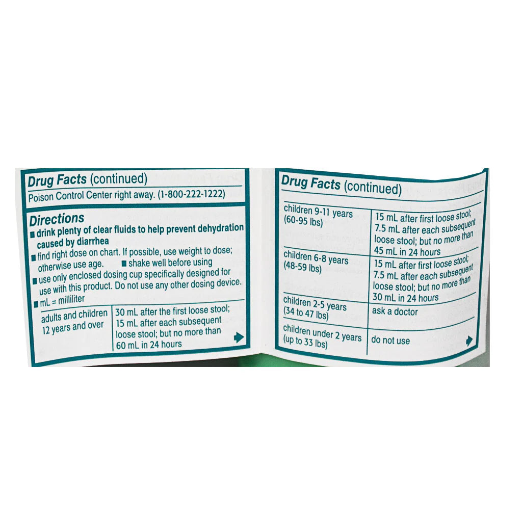 Imodium® A-D Anti-Diarrheal Liquid – 4 fl oz, Case of 18 Boxes