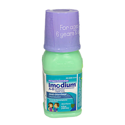 Imodium® A-D Children’s Anti-Diarrheal Liquid – 4 fl oz, Case of 18 Boxes