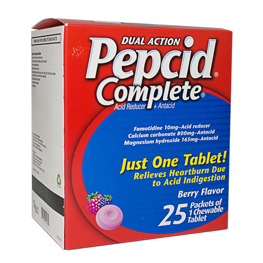 Pepcid Complete® Chewable Tablets – 1 Count, Box of 50