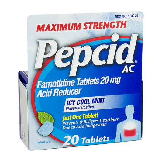Pepcid Tablet Cool Arctic Mint 20ct wellness vending machine