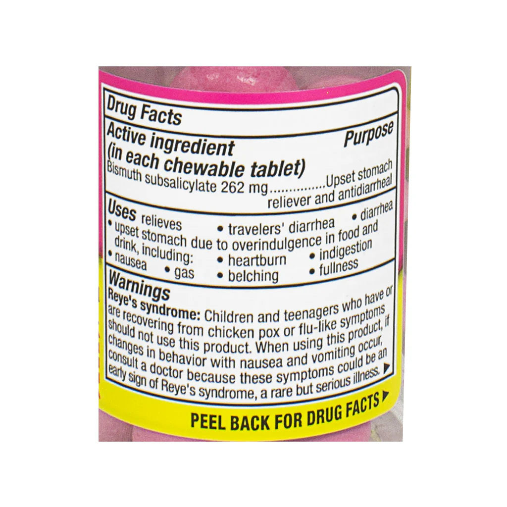 Pepto-Bismol® Chews – 24 Count, Case of 12 Bottles