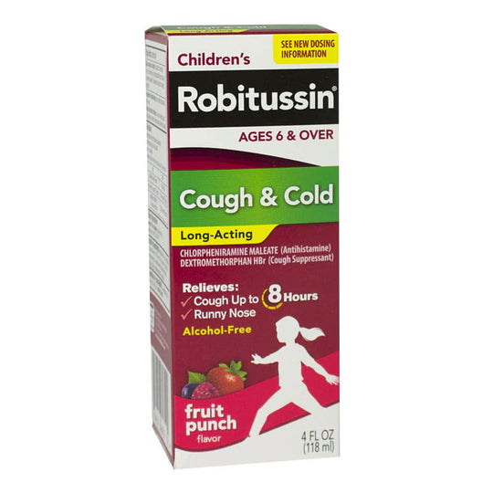 Robitussin® Children’s Cough & Cold – 4 oz, Box of 24