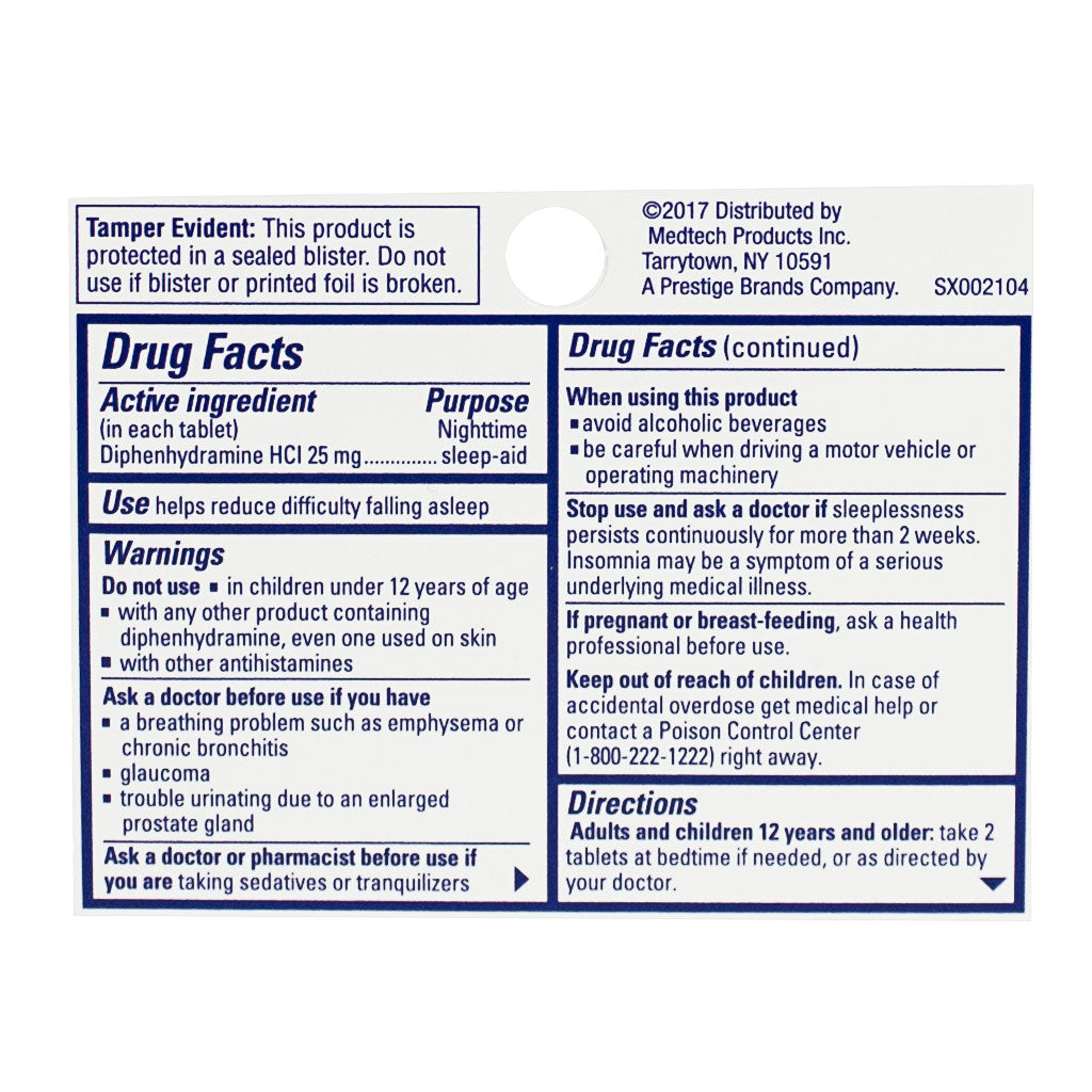 Sominex Nighttime Sleep-Aid - Box of 16 wellness vending machine university campuses