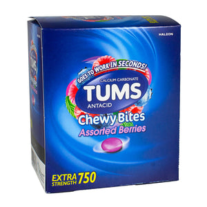 Tums Antacid Chewy Bites Assorted Berries - Packet of 2 wellness vending machine
