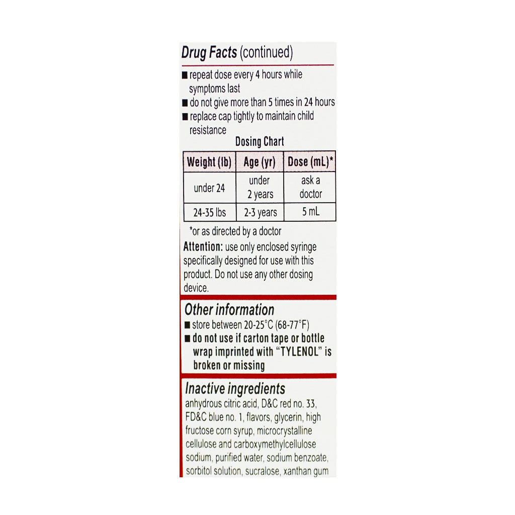 Tylenol Infants' Acetaminophen Oral Suspension - 1 oz. wellness vending machine university campuses