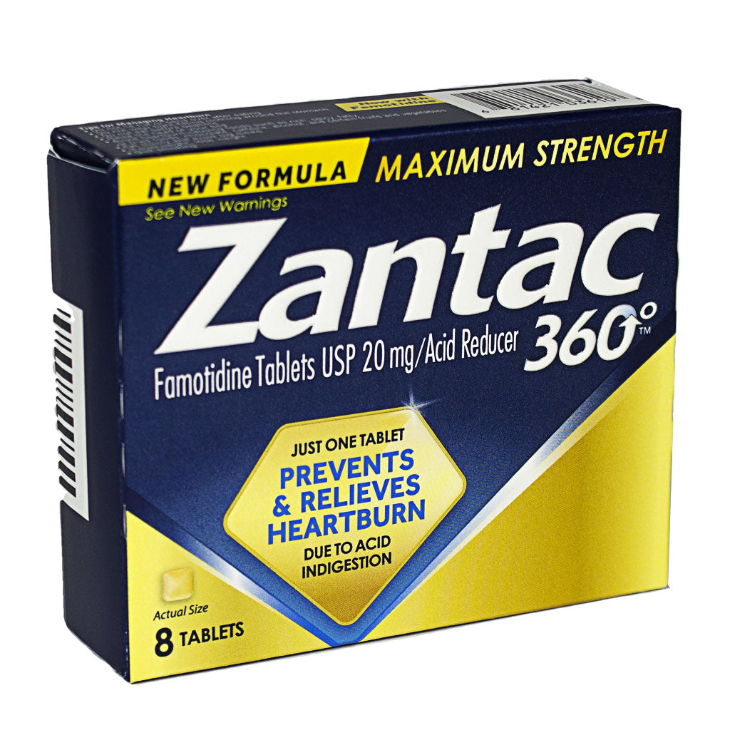 Zantac 360  - Box of 8 wellness vending machine