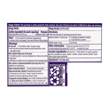Vick's Zzzquil Nighttime Sleep-Aid - Box of 12 Liquicaps wellness vending machine university campuses