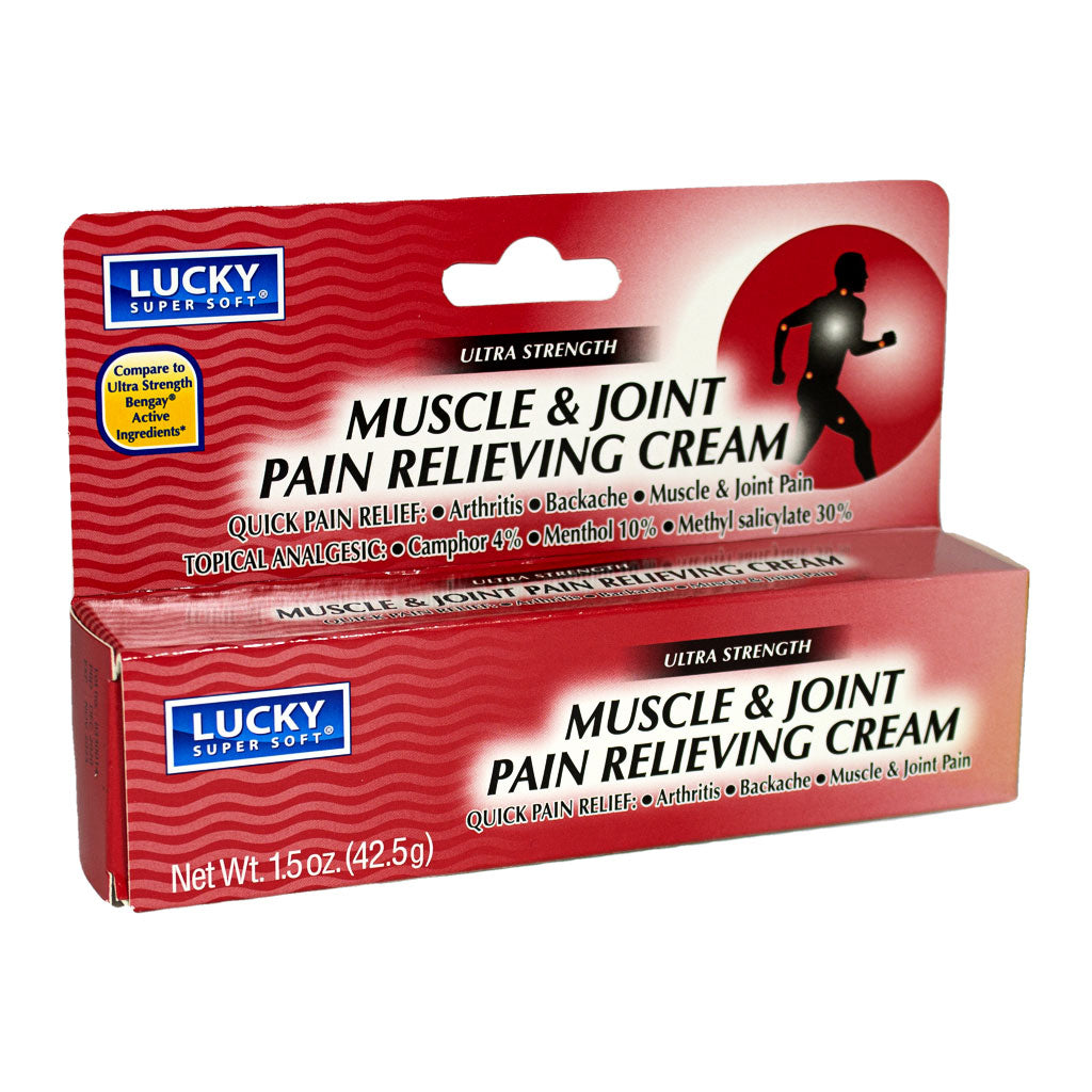 Lucky Muscle and Joint Pain Reliever Cream - 1.5 oz. wellness vending machine