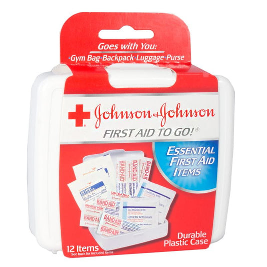 Johnson & Johnson First Aid Kit - 12 Piece Kit wellness vending machine