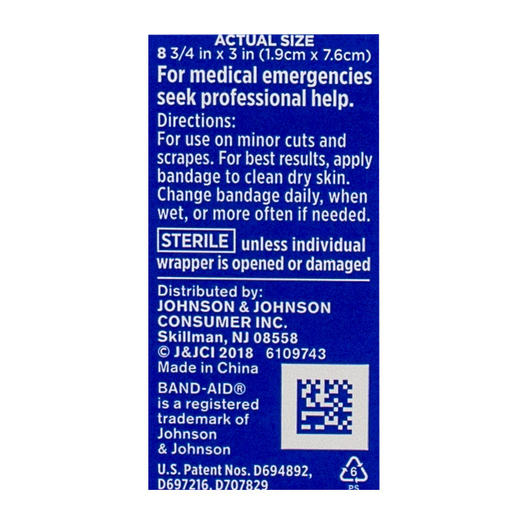 Johnson & Johnson Flexible Fabric Band-Aids - Pack of 8 wellness vending machine university campuses, workplaces
