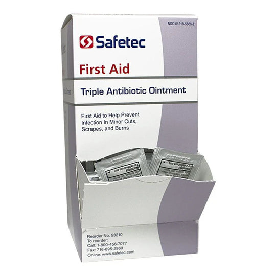 Safetec® Triple Antibiotic Ointment – 0.9 g Packets, Box of 144