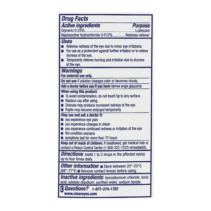 Clear Eyes 8 Hour Redness Relief Eye Drops - 0.5 oz. wellness vending machine university campuses