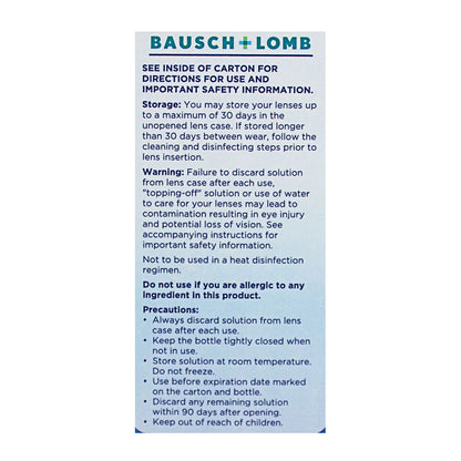 Bausch + Lomb ReNu Contact Solution 2 oz bottle – contact lens care for college wellness vending machines eye care