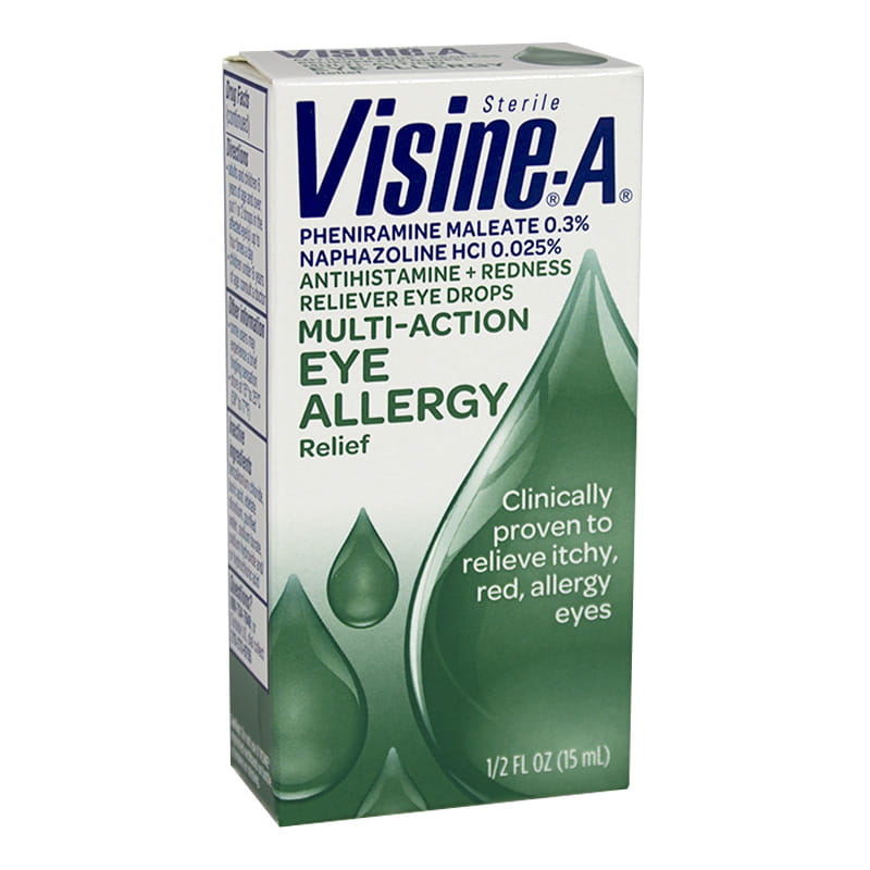 - Visine-A Allergy Relief Eye Drops - 0.5 oz. wellness vending machine