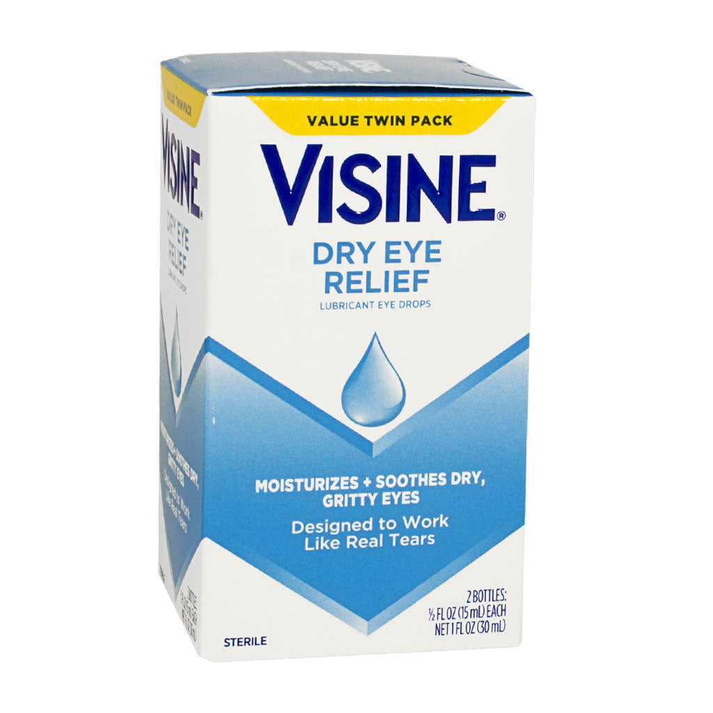 Visine Dry Eye Relief 0.5 oz, Twin Pack wellness vending machine
