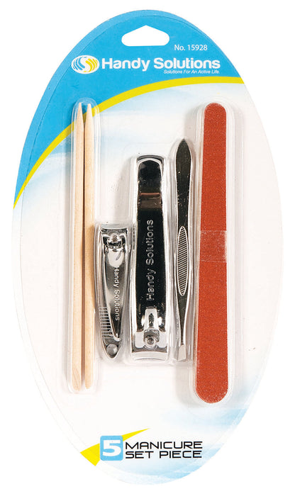 Handy Solutions Manicure Pedicure Set - 5 Piece Kit wellness vending machine
