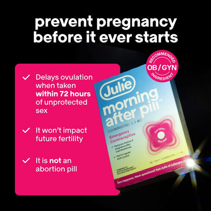 Julie, Morning After Pill Emergency Contraceptive, 1 CT
