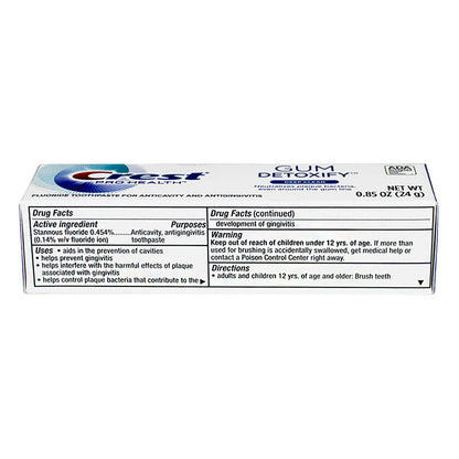 Crest Pro-Health Gum Detoxify Toothpaste - 0.85 oz. wellness vending machine university campuses