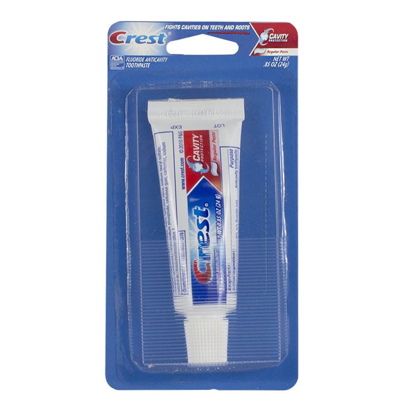 Crest Regular Toothpaste - 0.85 oz. Carded wellness vending machine