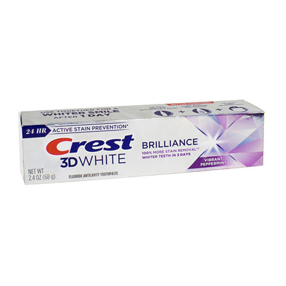 Crest 3D White Brilliance Vibrant Peppermint- 2.4 oz wellness vending machine