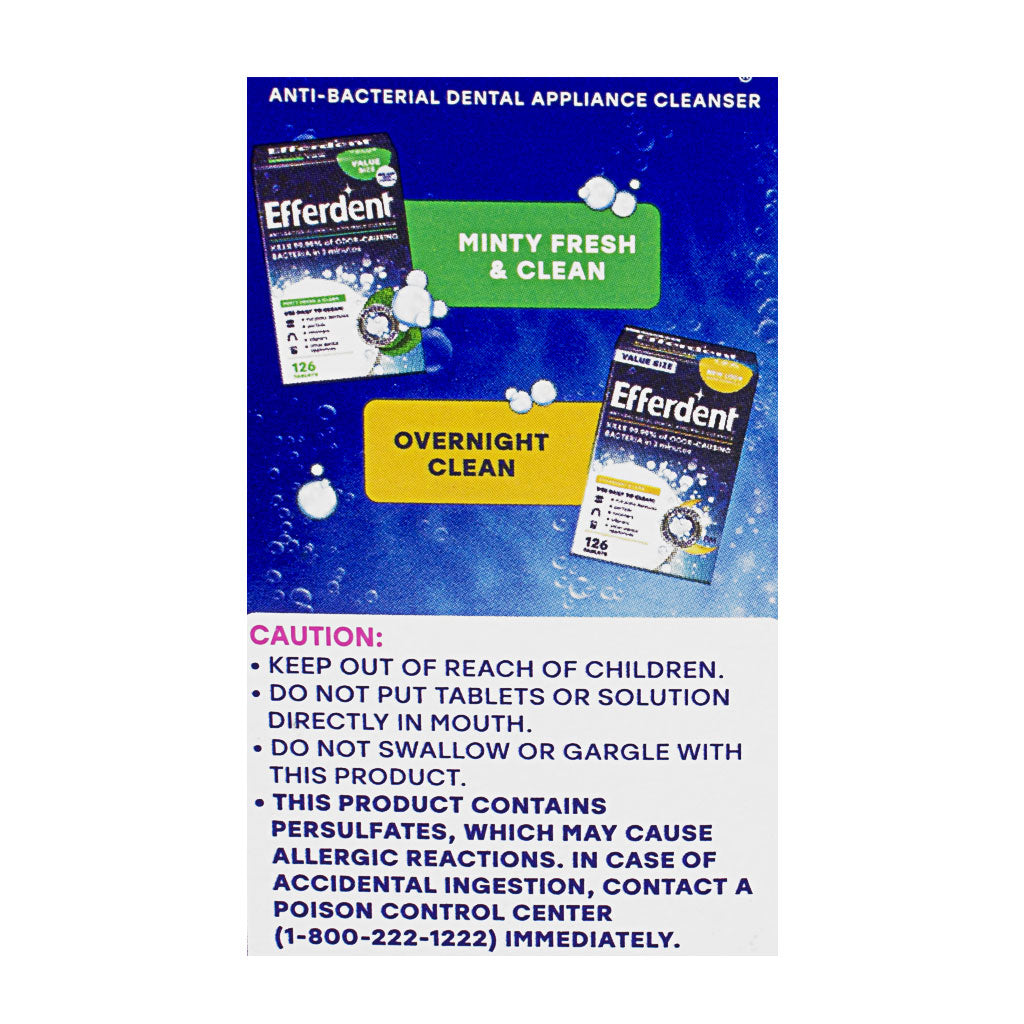 Efferdent Anti-Bacterial Denture Cleanser - Box of 44 wellness vending machine university campuses, workplaces