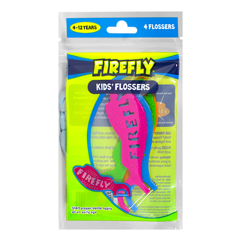 Firefly Kids' Flossers - Pack of 4 wellness vending machine