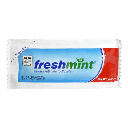 Freshmint ADA Accepted Single-Use Toothpaste - 0.28 oz. wellness vending machine