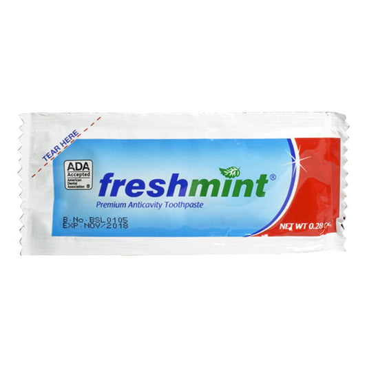Freshmint ADA Accepted Single-Use Toothpaste - 0.28 oz. wellness vending machine
