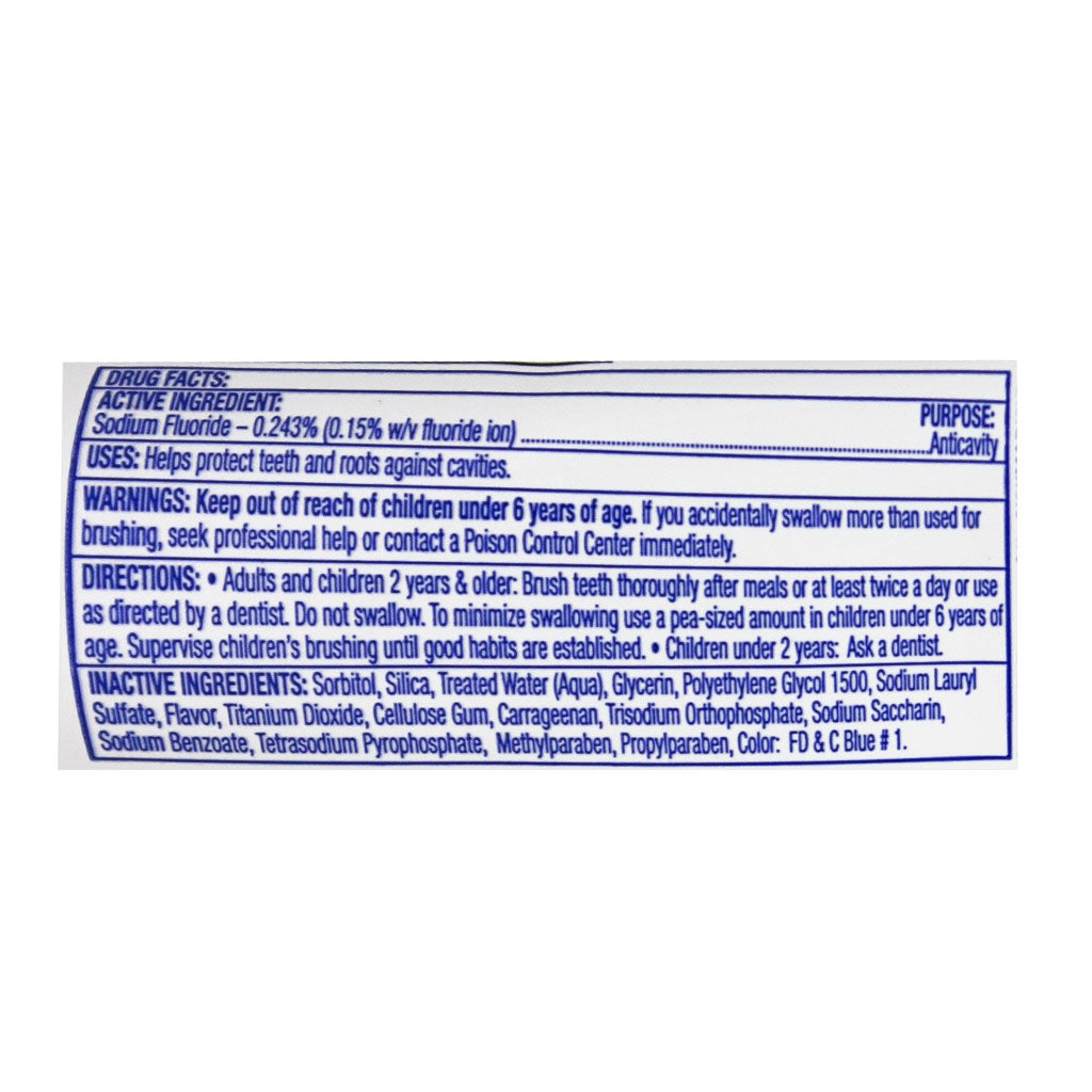Freshmint Clear Gel Toothpaste - 0.85 oz. unboxed wellness vending machine university campuses