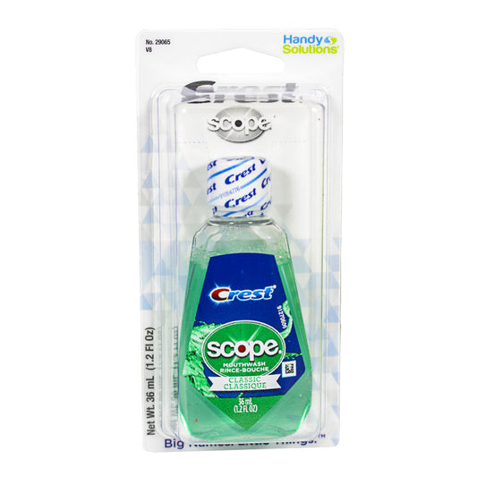 Scope Mouthwash 1.2 oz. carded wellness vending machine