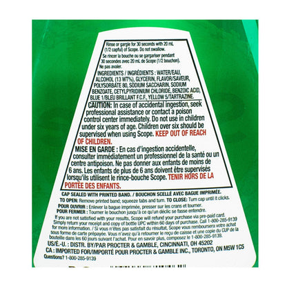 Scope Outlast Mint Mouthwash - 1L wellness vending machine university campuses