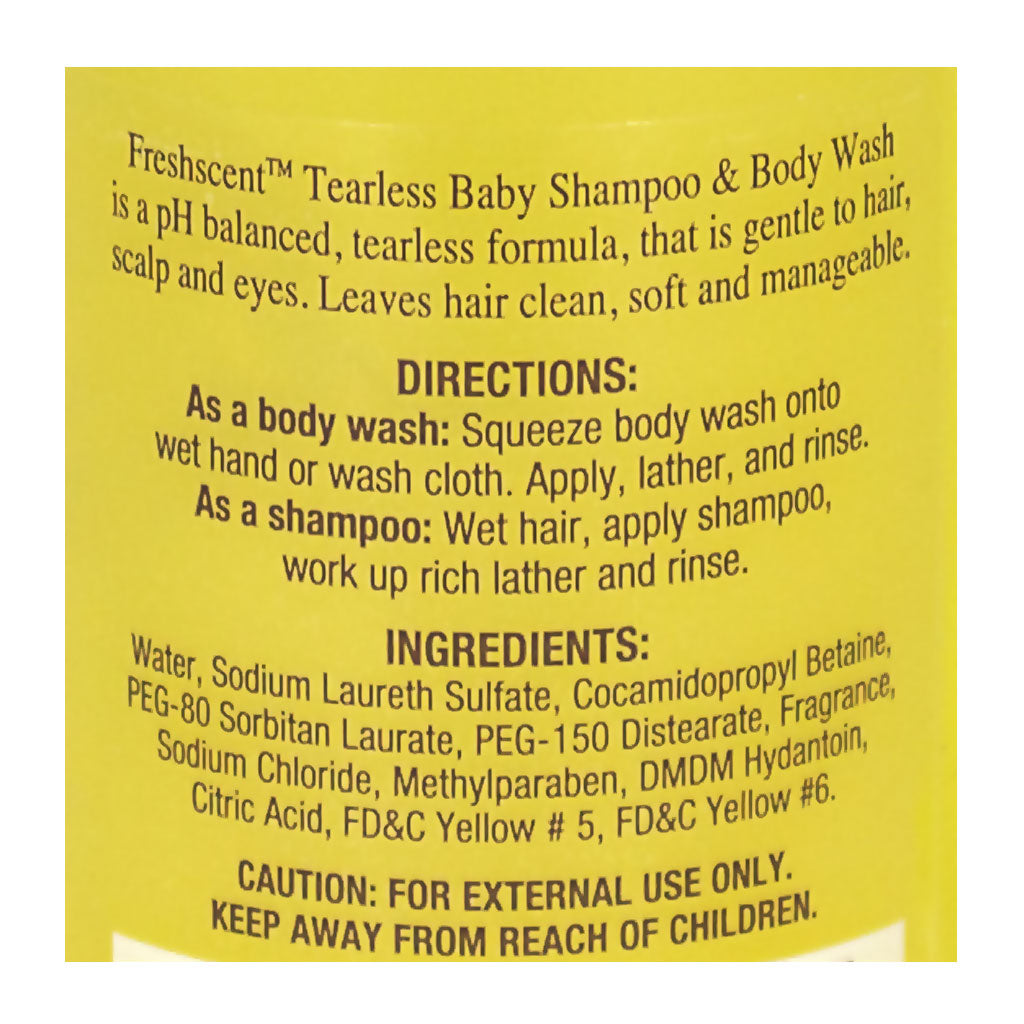 Freshscent Tearless Baby Shampoo & Body Wash - 2 oz. wellness vending machine university campuses