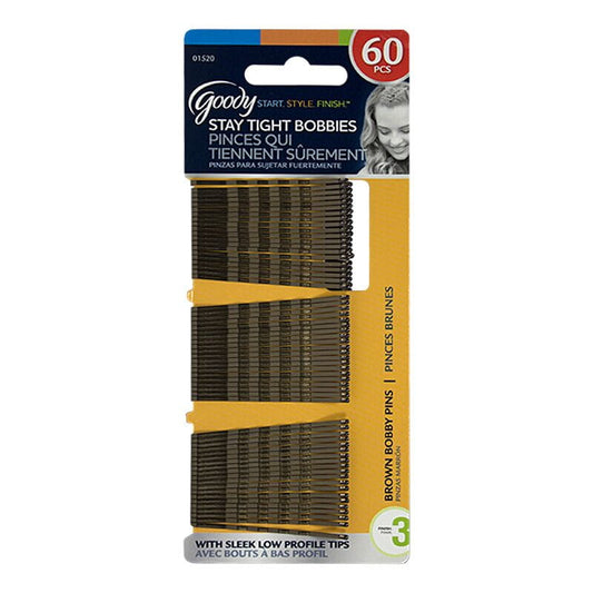 Goody Brown Bobby Pins - Card of 60 wellness vending machine