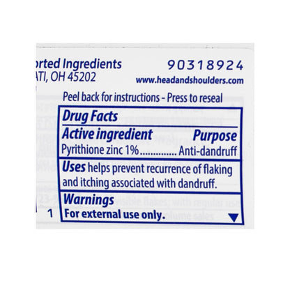 Head & Shoulders Classic Clean Dandruff Shampoo - 1.7 oz. wellness vending machine university campuses, workplaces, airports
