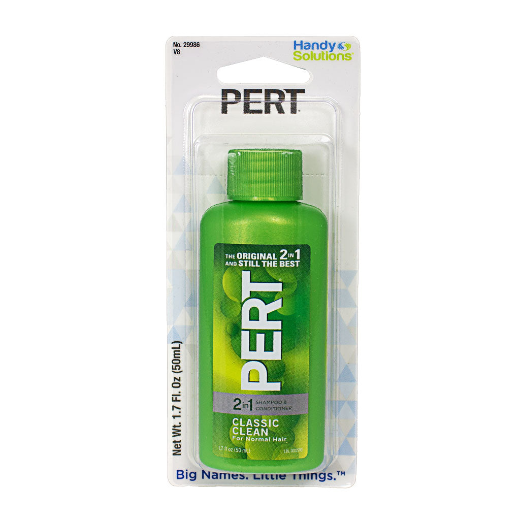 Pert Plus Classic Clean Shampoo & Conditioner - Carded 1.7 oz. wellness vending machine
